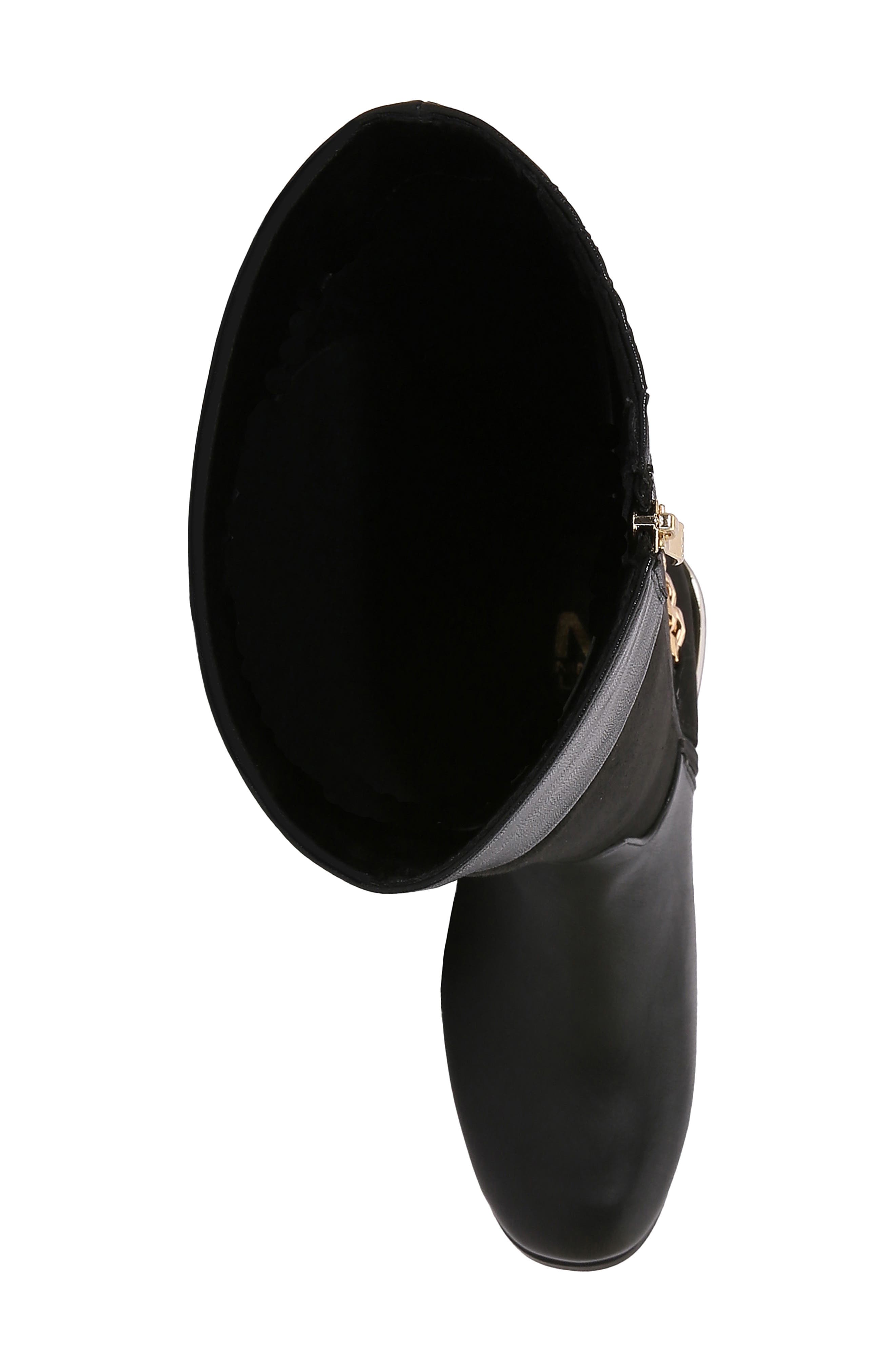 Miles Knee High Boot, Alternate, color, BLACK