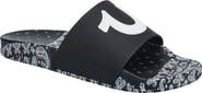 True Religion Paisley Footbed 112 Horseshoe Logo Slide