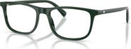 Emporio Armani 56mm Rectangle optical glasses