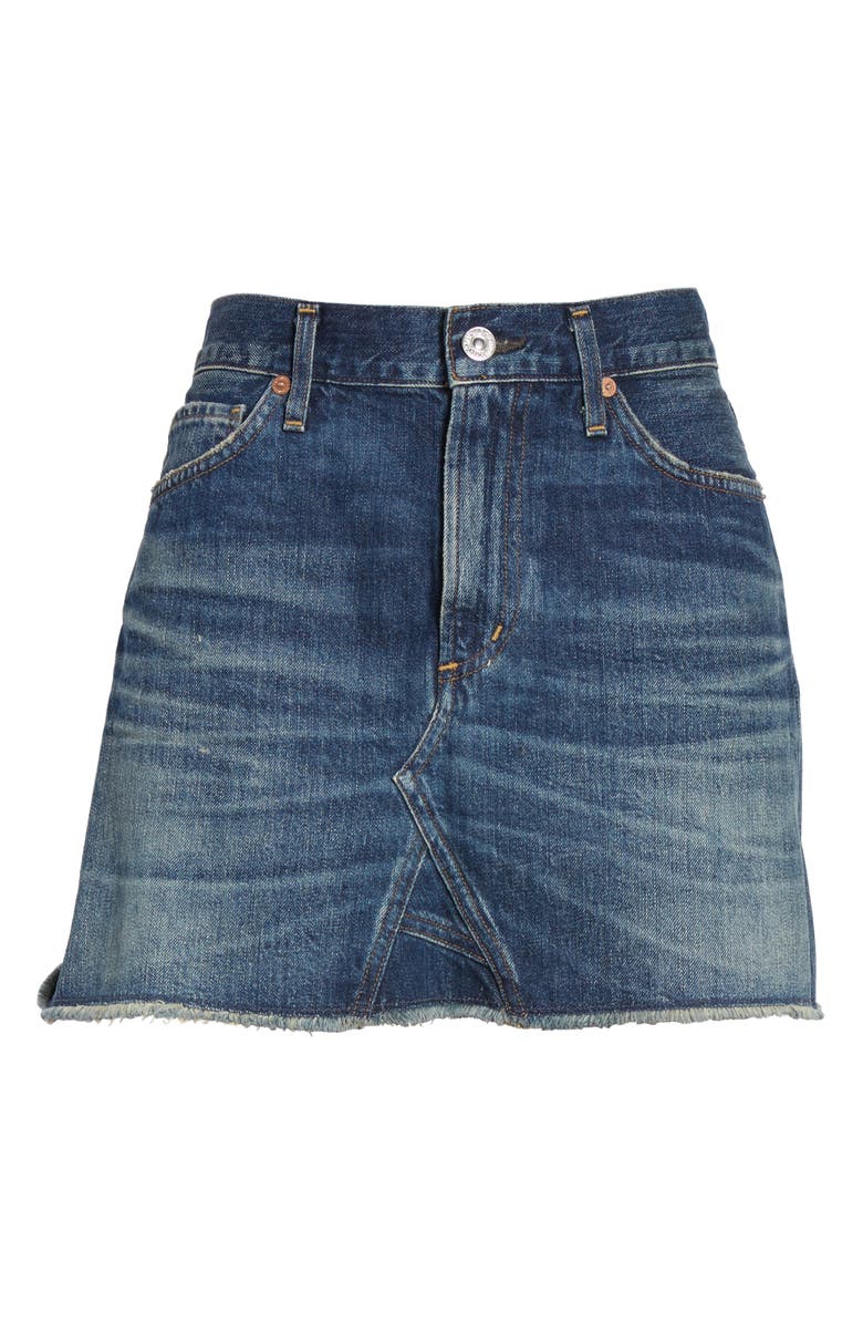 Citizens of Humanity Denim Miniskirt, Alternate, color, 
