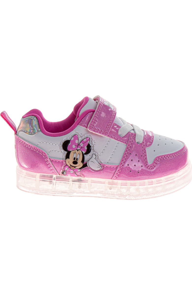 JOSMO Kids' x Disney Minnie Mouse Light-Up Sneaker, Alternate, color, Pink White