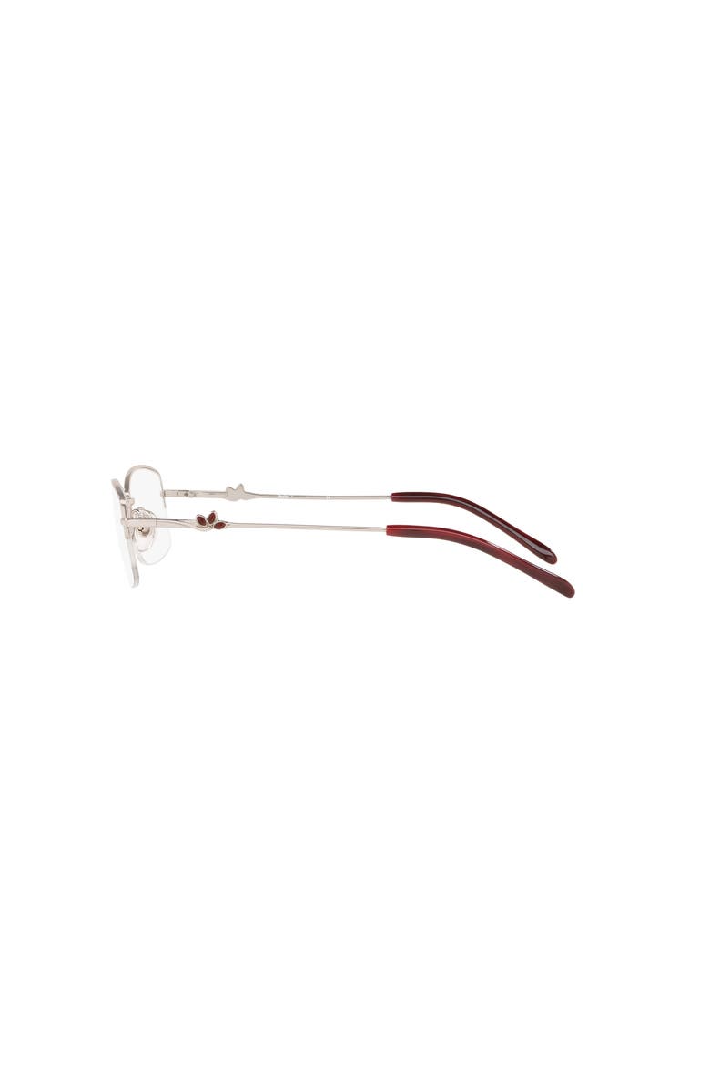 51mm Square optical glasses, Alternate, color, Silver