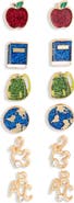 Leith Set of 6 Stud Earrings