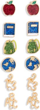 Leith Set of 6 Stud Earrings