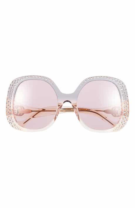 55mm Oversize Stud Sunglasses