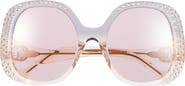 Gucci 55mm Oversize Stud Sunglasses