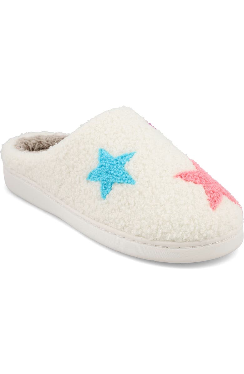 MIA Cozi Slipper, Main, color, Pink/ Purple Stars