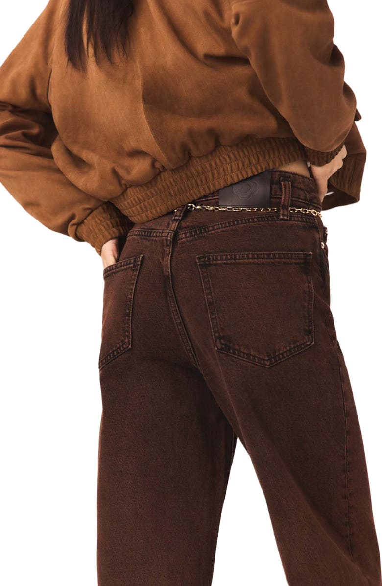 maje Bootcut jeans with chain, Alternate, color, Brown