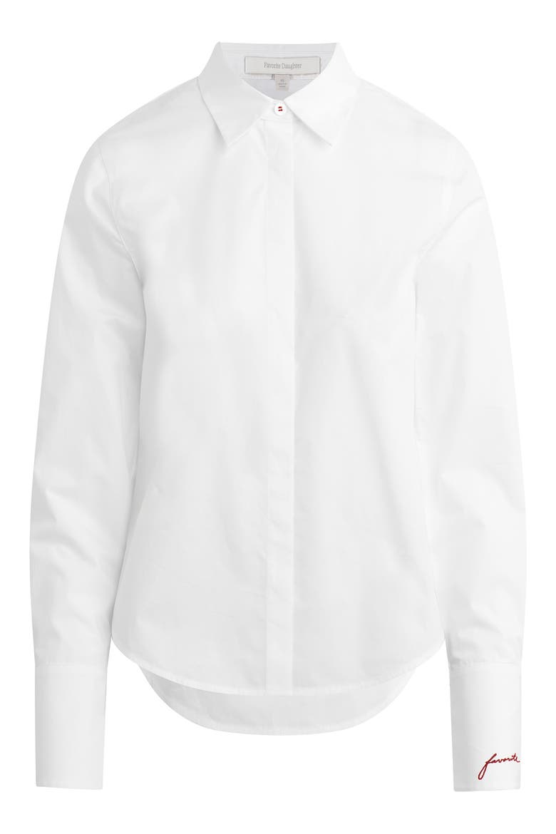 Classic Poplin Shirt, Alternate, color, WHITE