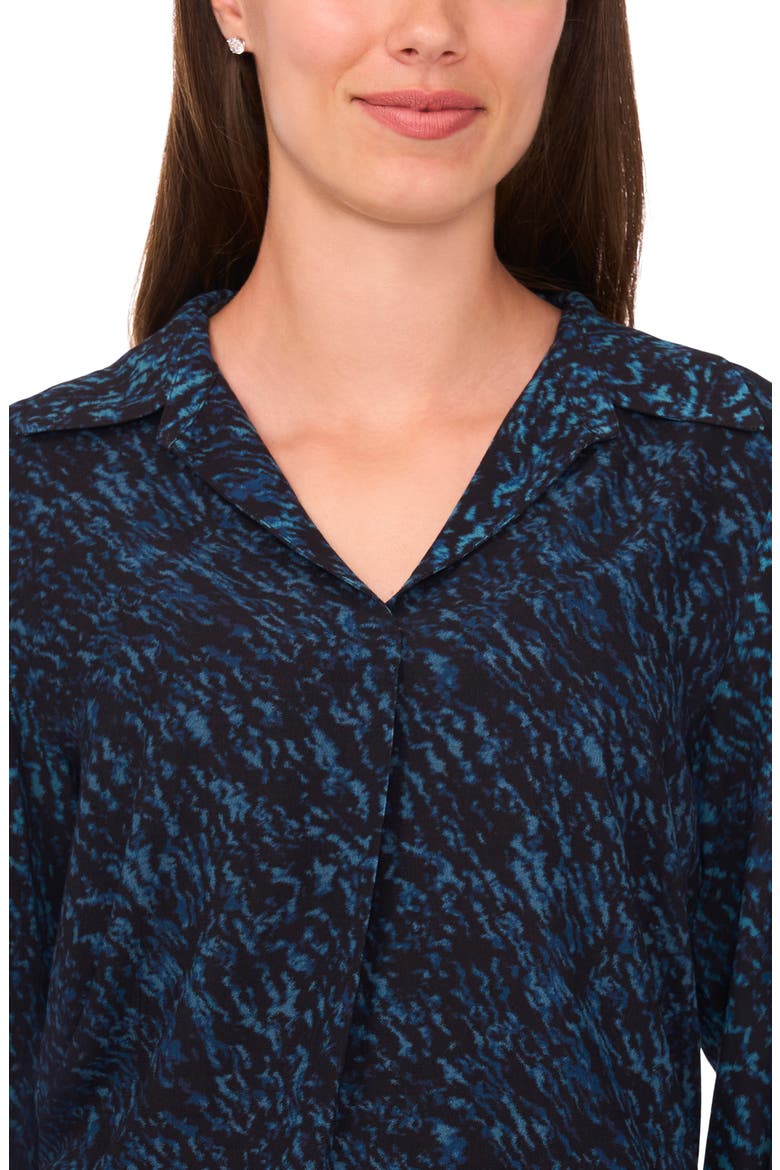 Collared Top, Alternate, color, RICH BLACK