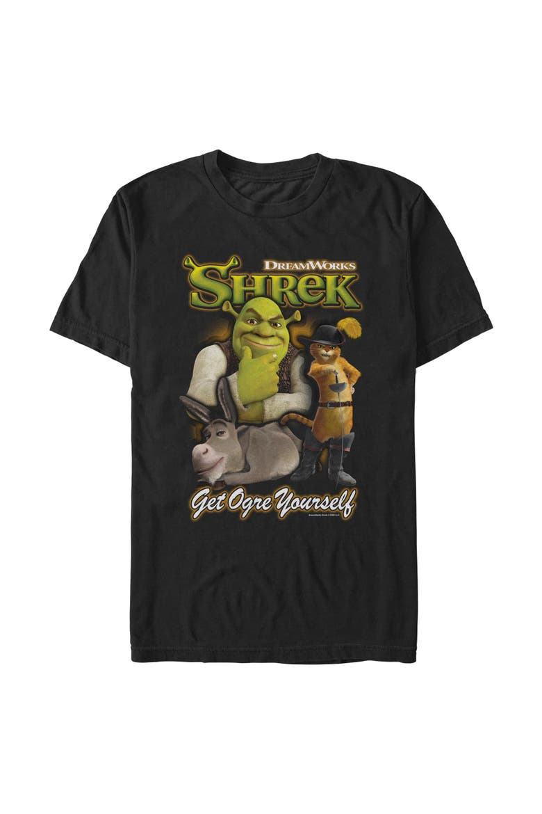 Men's Shrek Get Ogre Yourself  Graphic T-Shirt, Alternate, color, Black
