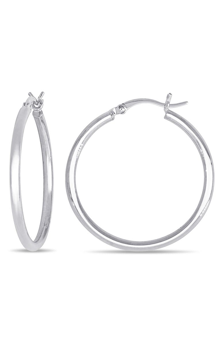 DELMAR 10K Gold Hoop Earrings, 30mm, Main, color, 