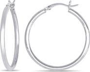 DELMAR 10K Gold Hoop Earrings, 30mm
