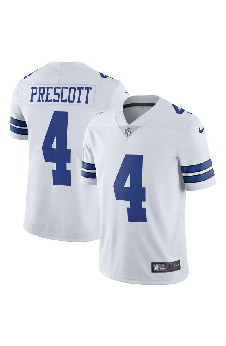 Nike Men's Nike Dak Prescott White Dallas Cowboys Vapor Limited Player Jersey, Alternate, color, White