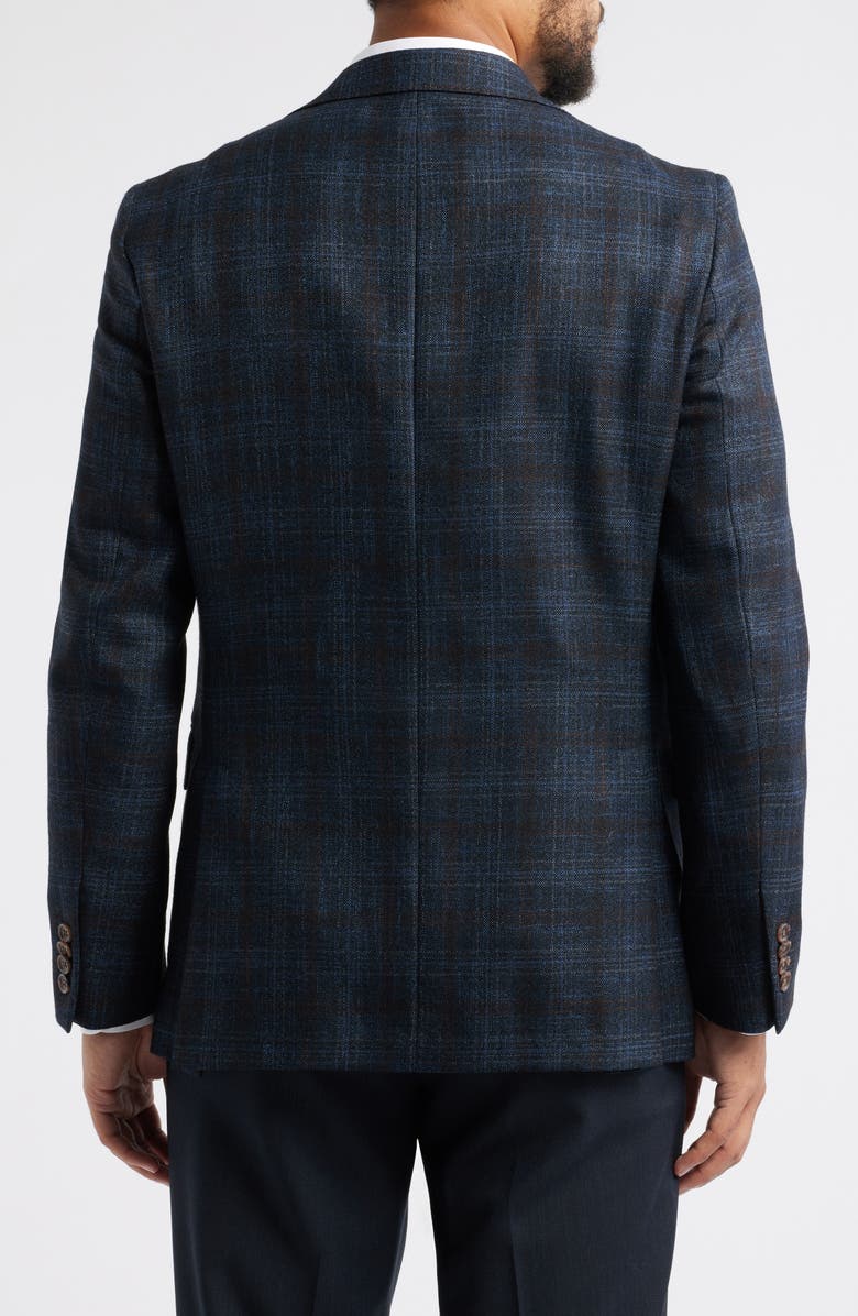Jack Victor Midland Deco Plaid Wool Blend Sport Coat, Alternate, color, 