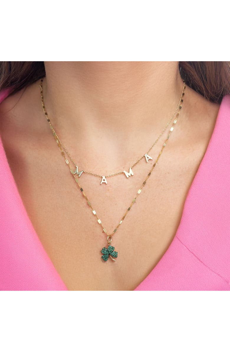 The Lovery Fine Jewelry Shimmer Chain Necklace, Alternate, color, Yellow Gold