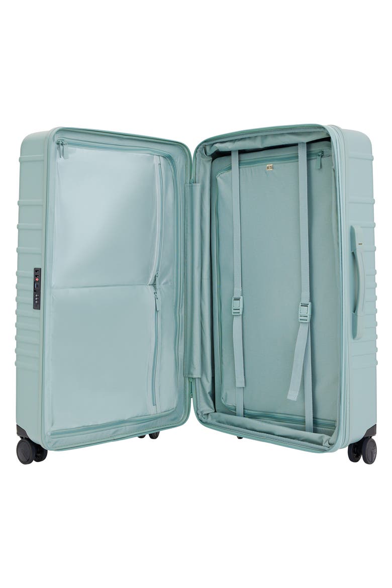 The Large Check-In Roller Suitcase, Alternate, color, TEAL