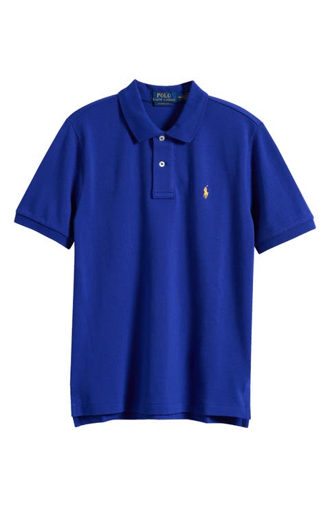 Kids' Solid Cotton Piqué Knit Polo (Big Kid)