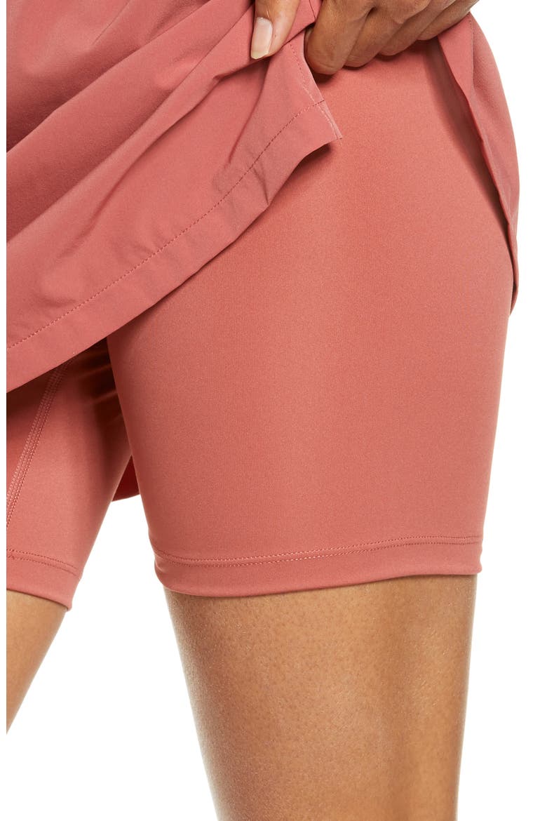 Bliss Lux Training Skort, Alternate, color, CANYON RUST/ CLEAR