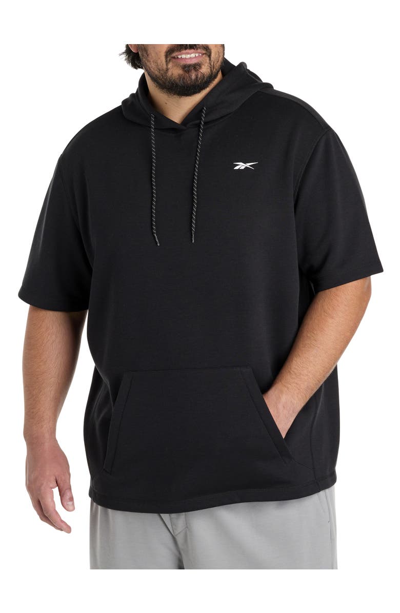 Reebok Big & Tall Performance Hoodie, Main, color, Black