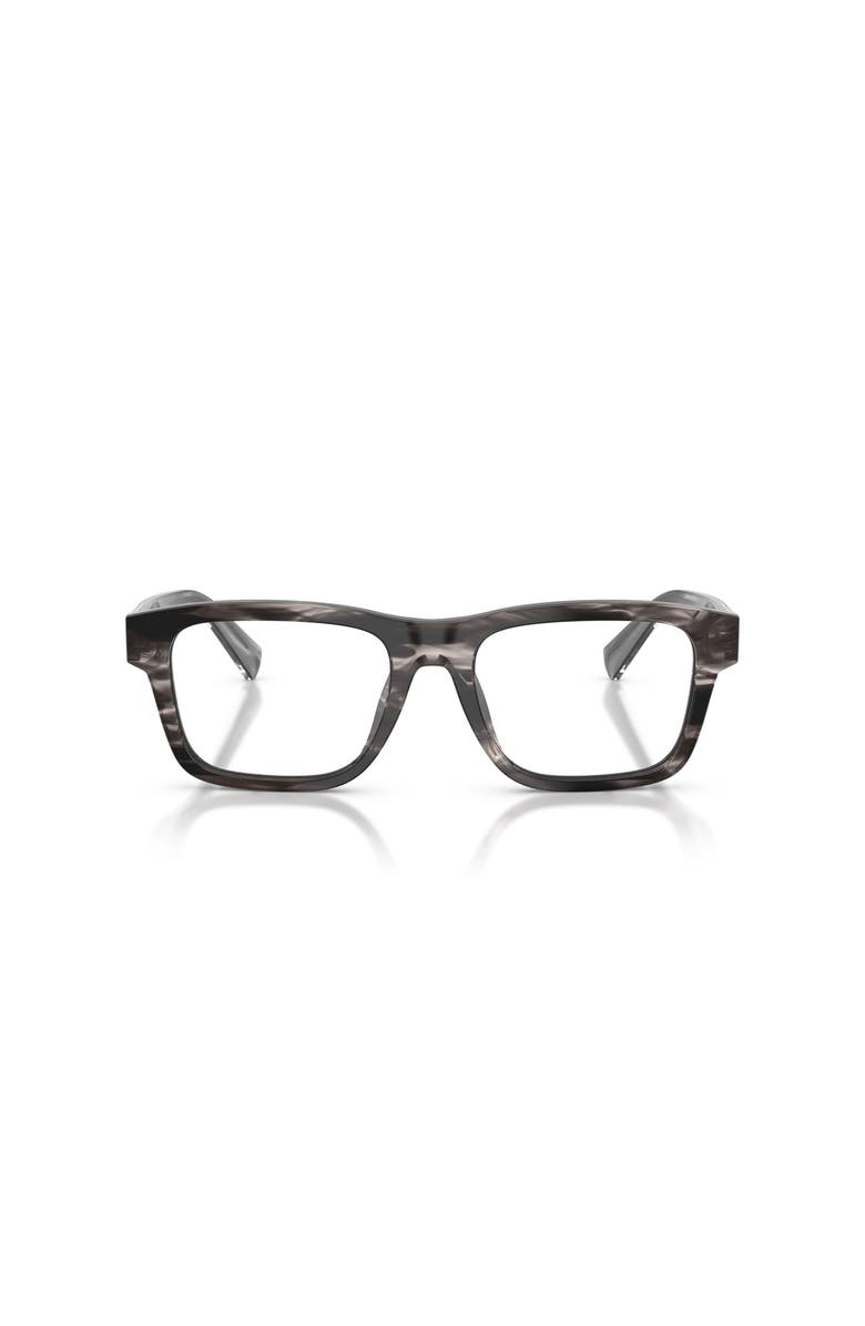 Dolce&Gabbana 53mm Rectangle optical glasses, Alternate, color, Grey