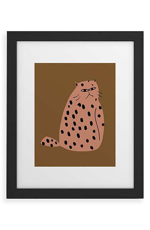 Grumpy the Cat Framed Art Print