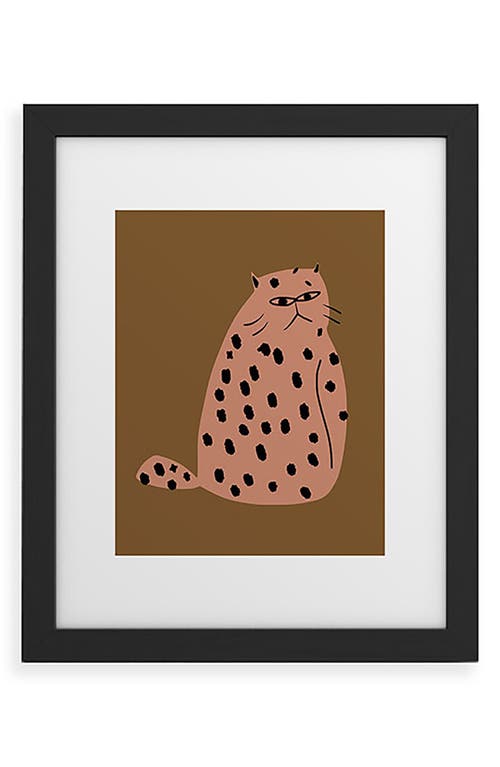 Deny Designs Grumpy the Cat Framed Art Print in Black Frame 18X24 