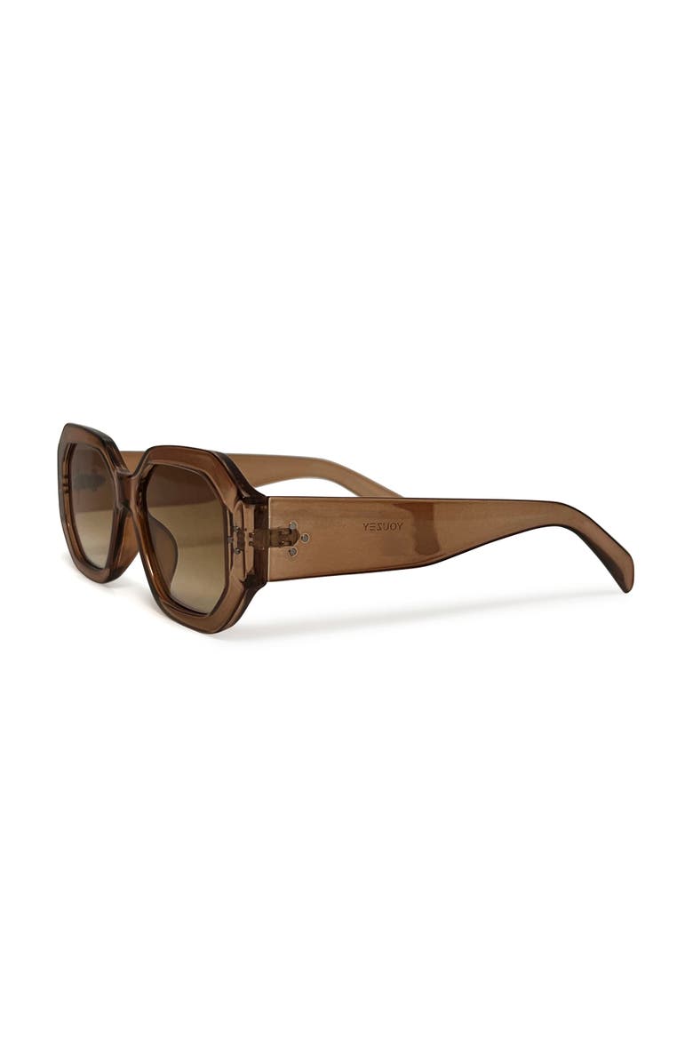 Youzey The Roxie Sunglasses, Alternate, color, Light Brown