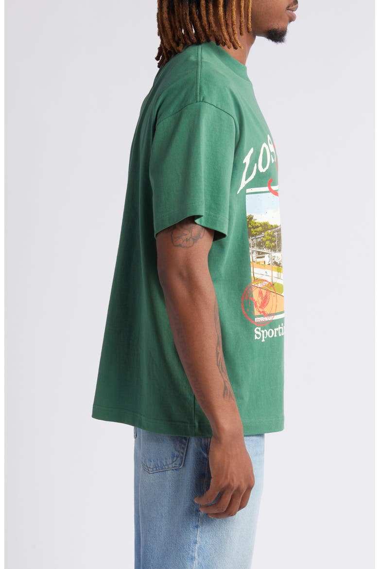 LA Sporting Club Graphic T-Shirt, Alternate, color, GREEN