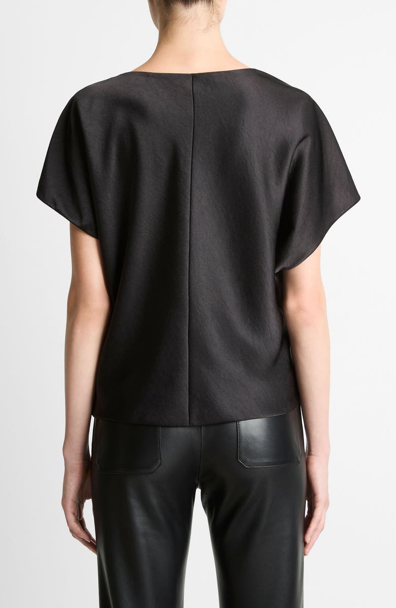 Vince Draped Dolman Sleeve Top, Alternate, color, Black