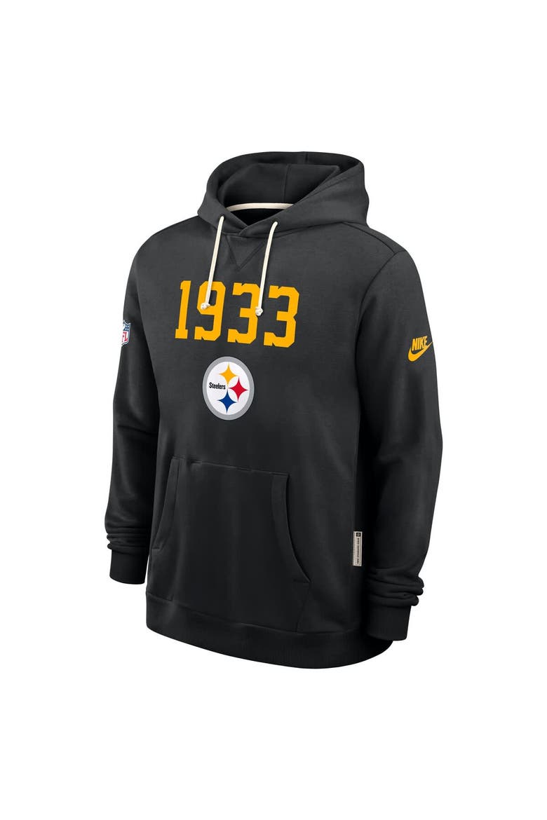 Men's Nike Black Pittsburgh Steelers Sideline Standard Issue Alt 2 Dri-FIT Hoodie, Alternate, color, Black