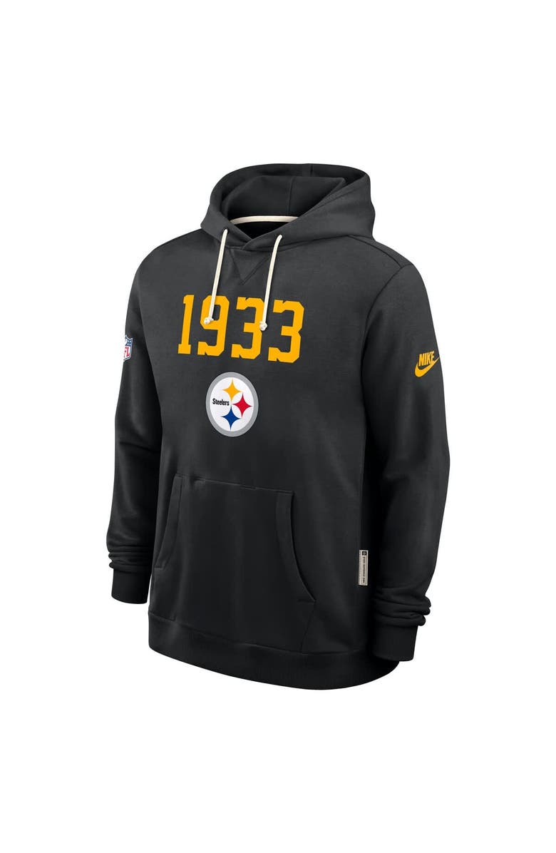 Nike Men's Nike Black Pittsburgh Steelers Sideline Standard Issue Alt 2 Dri-FIT Hoodie, Alternate, color, Black
