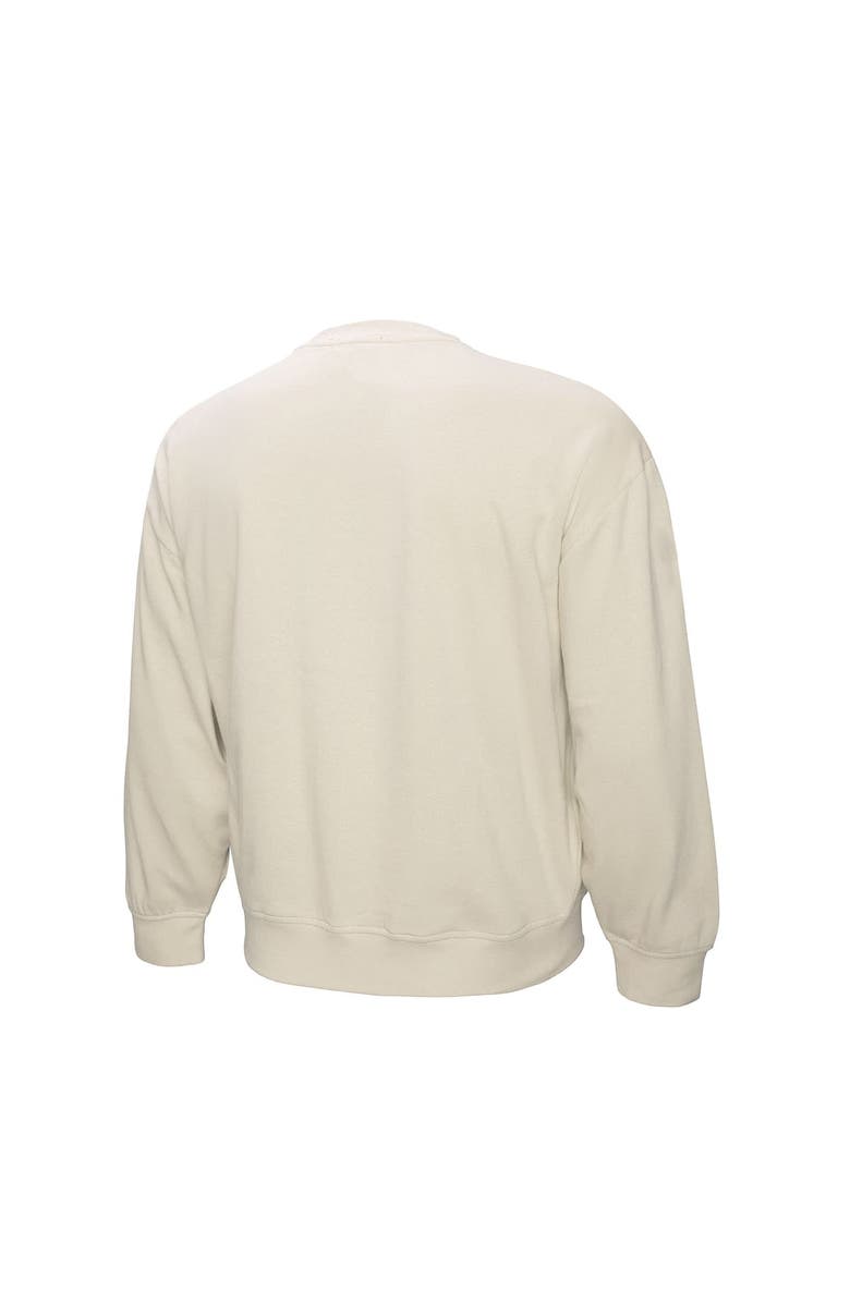 Mitchell & Ness Women's Mitchell & Ness Cream Boston Celtics Oversprayed Pullover Sweatshirt, Alternate, color, Cream