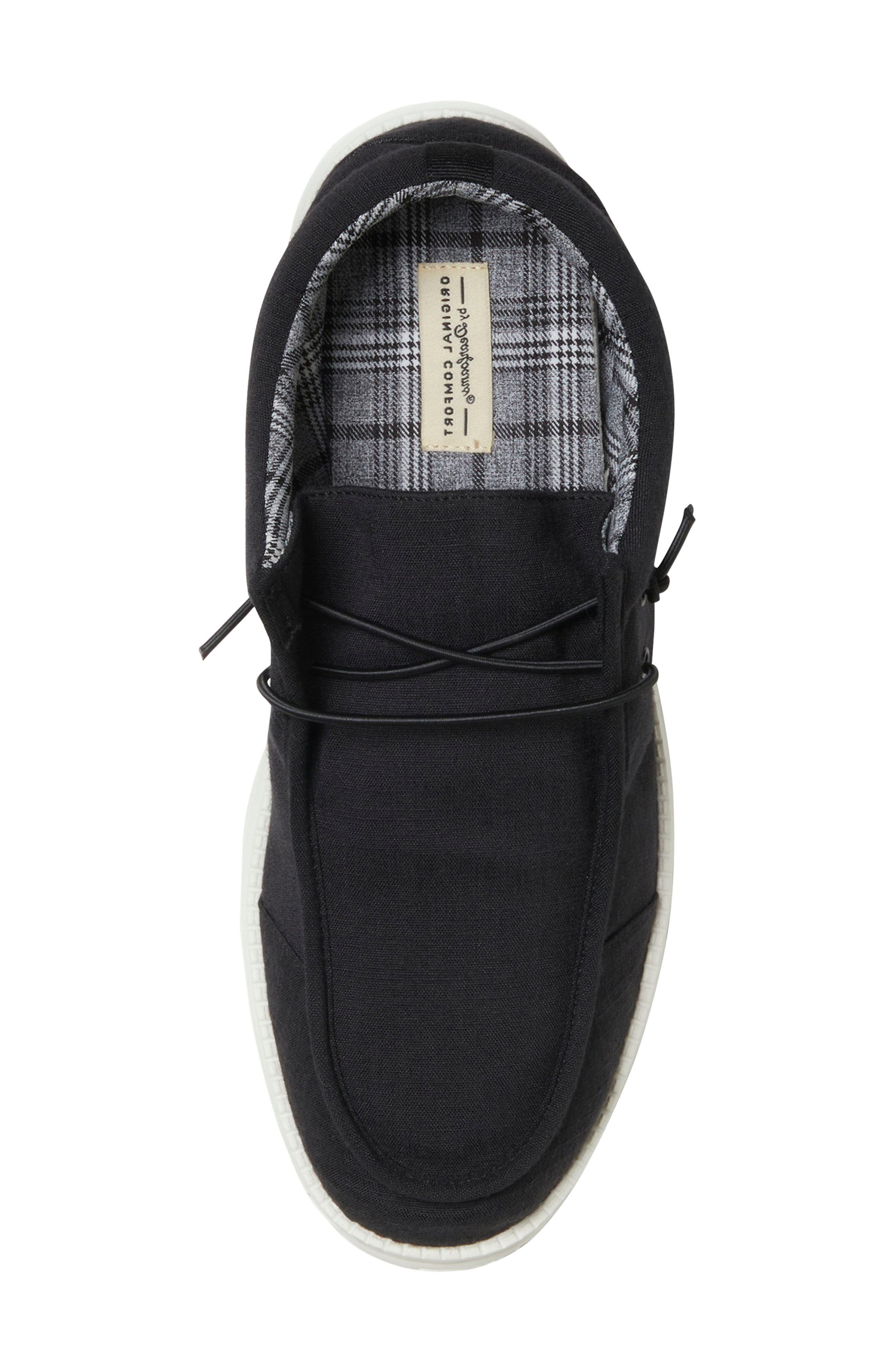 DEARFOAMS Rhett Chukka Slipper, Alternate, color, Black