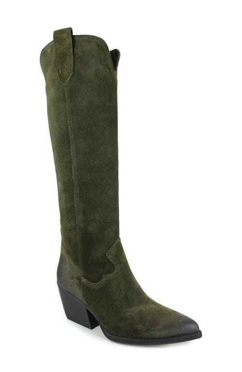 Zigi Valezka Knee High Boot In Green