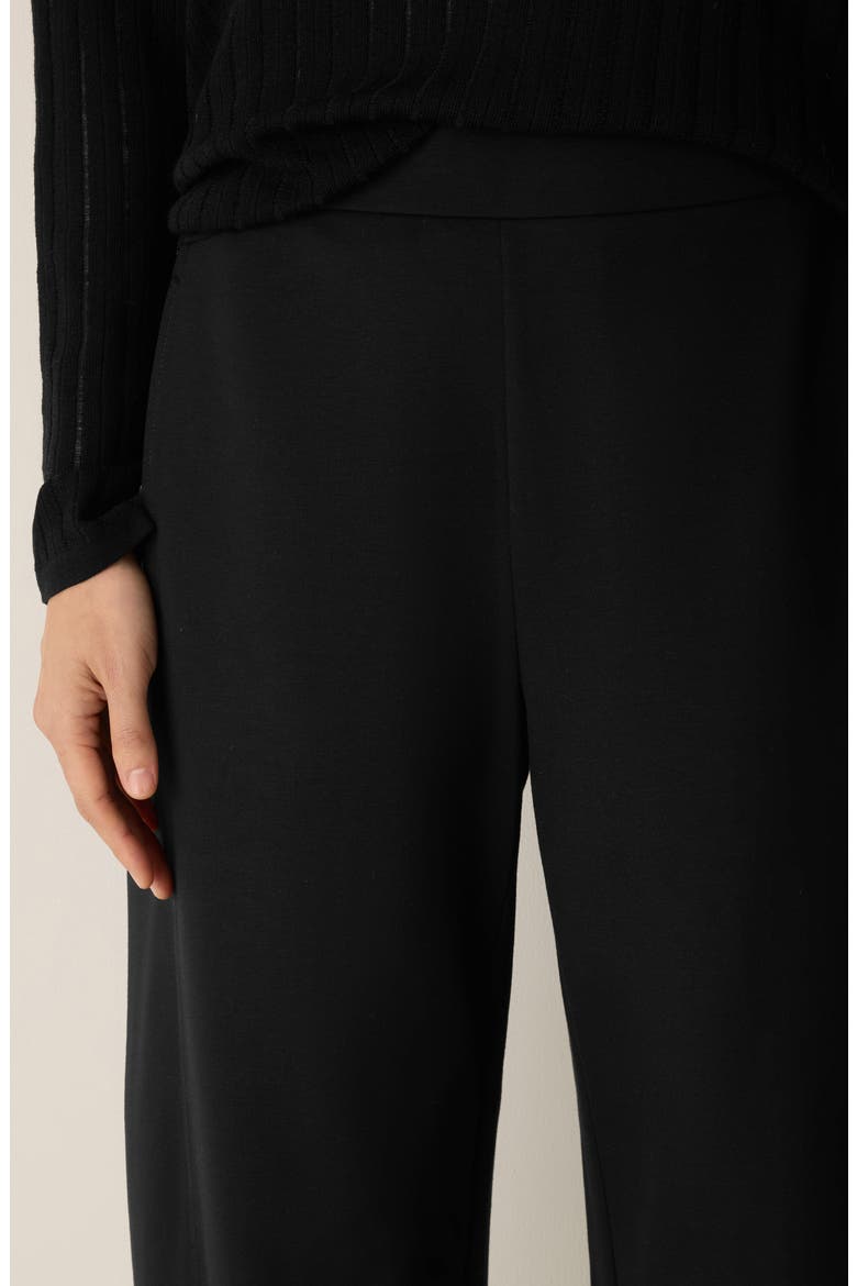 Stretch Ankle Lantern Pants, Alternate, color, BLACK