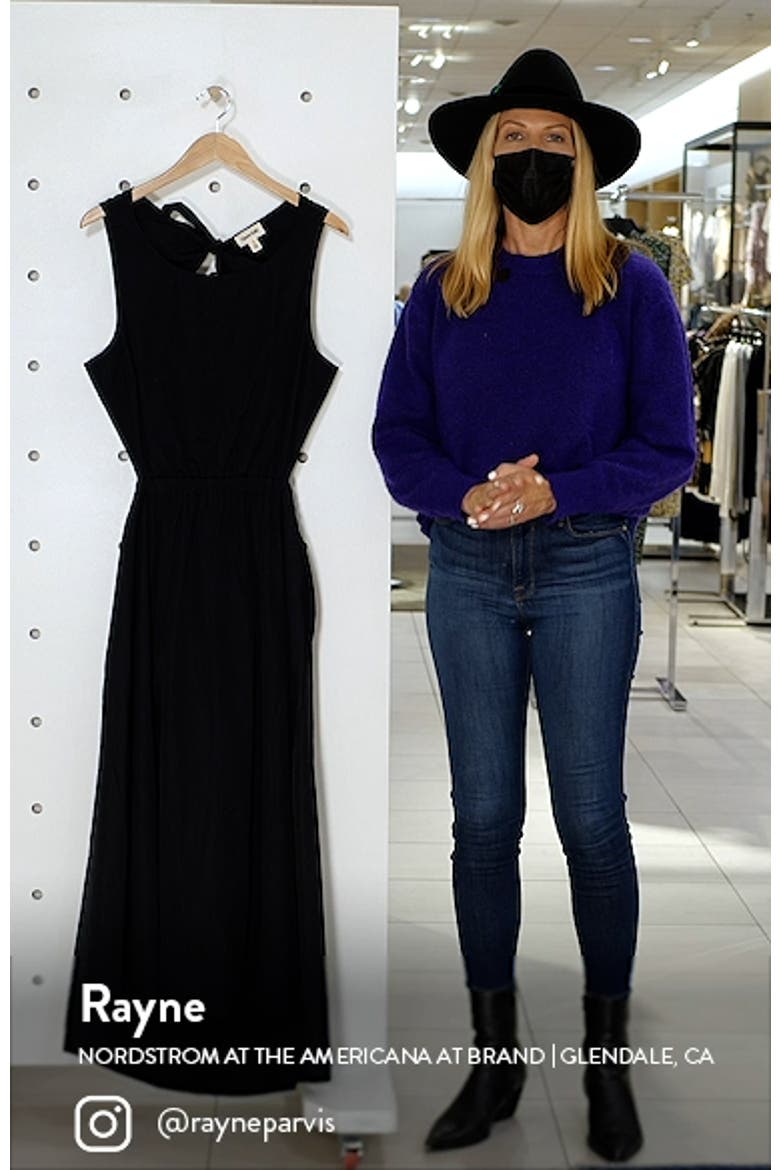 Open Back Poplin Dress video