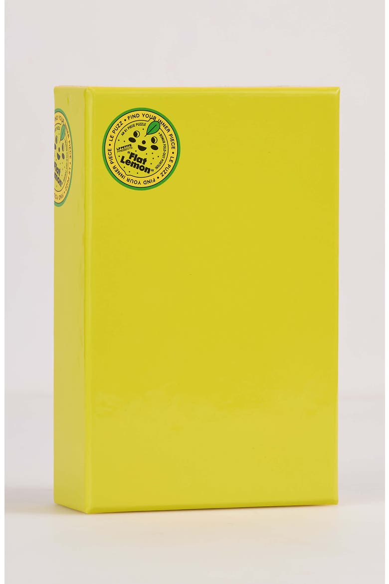 Flat Lemon 81 Piece Mini Jigsaw Puzzle, Main, color, None