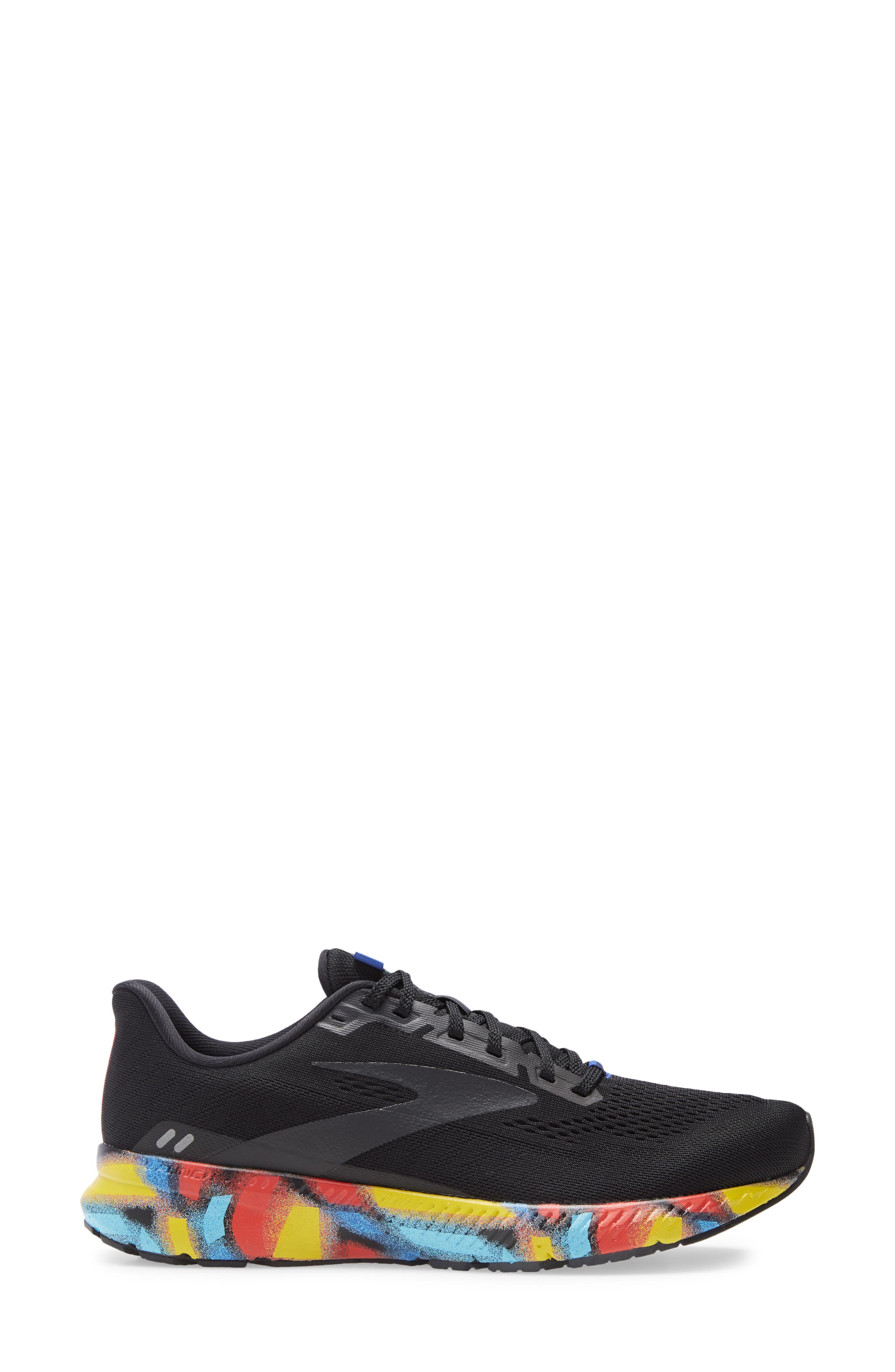 Launch 8 Running Shoe, Alternate, color, BLACK/ RED/ BLUE