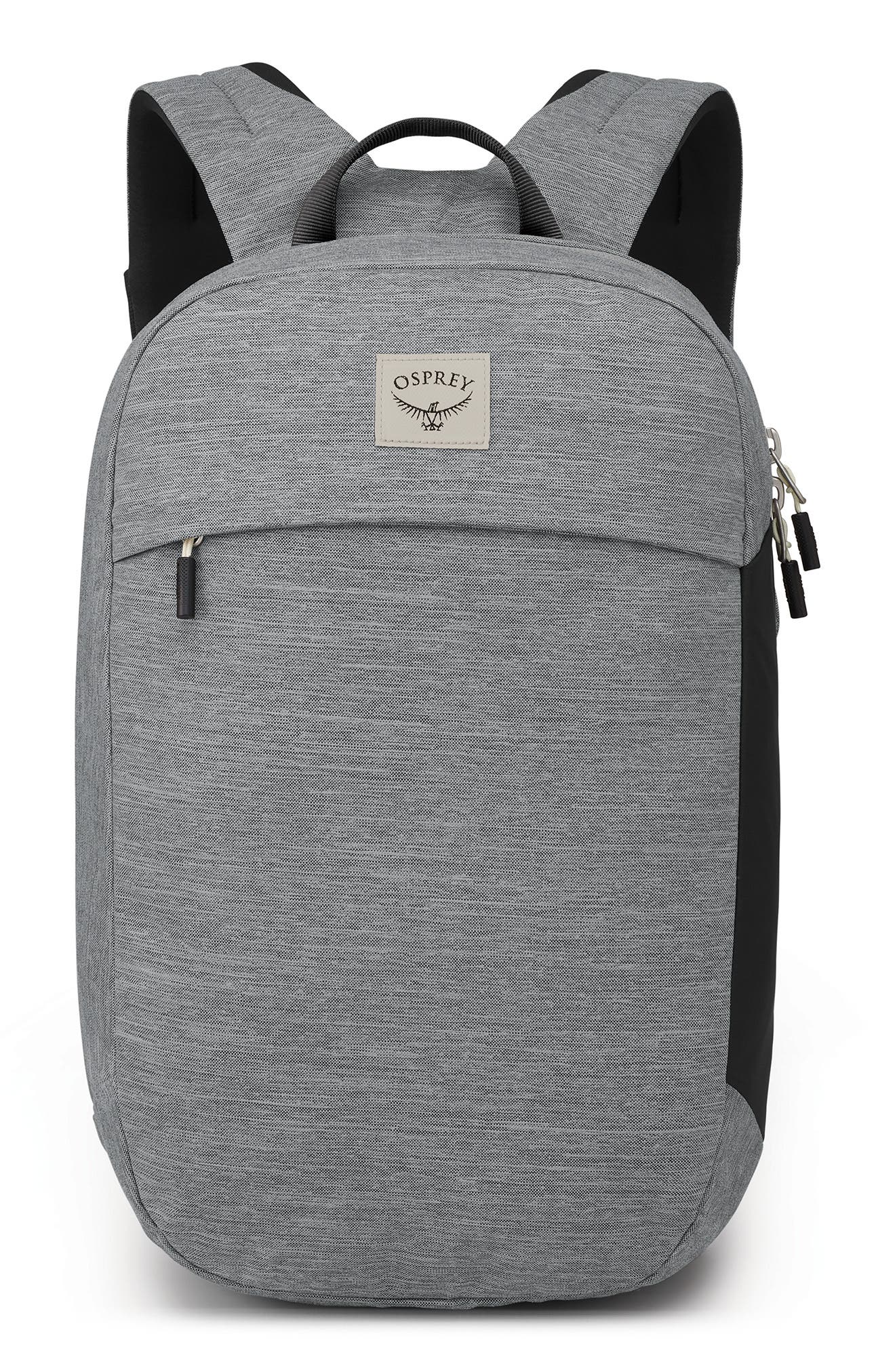 Osprey Large Arcane Recycled Polyester Commuter Backpack, Main, color, Medium Grey Heather