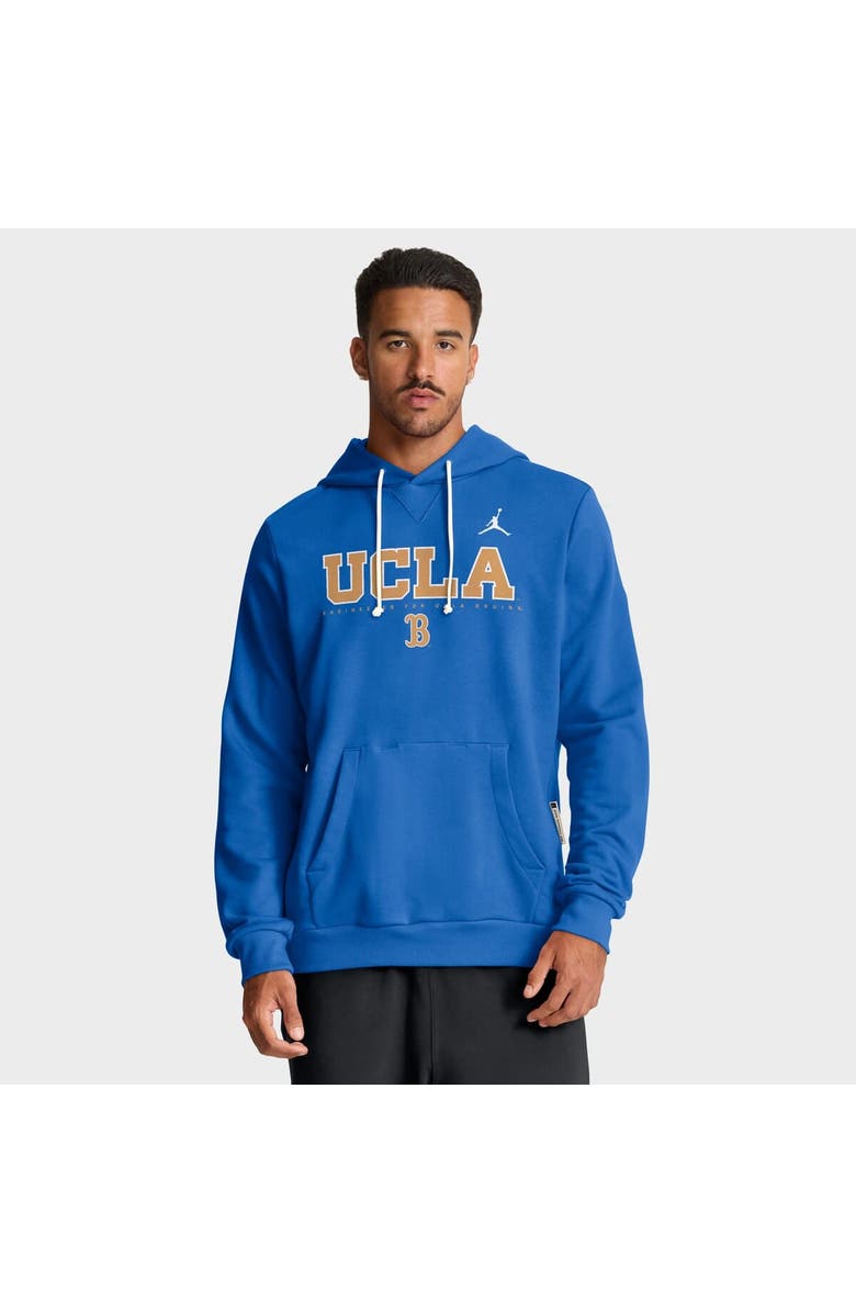 Jordan Brand Men's Jordan Brand Blue UCLA Bruins 2025 Sideline Standard Issue Dri-FIT Hoodie, Main, color, Blue