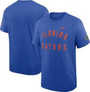 Nike Men's Nike Royal Florida Gators Ready Raglan Premium Performance T-Shirt
