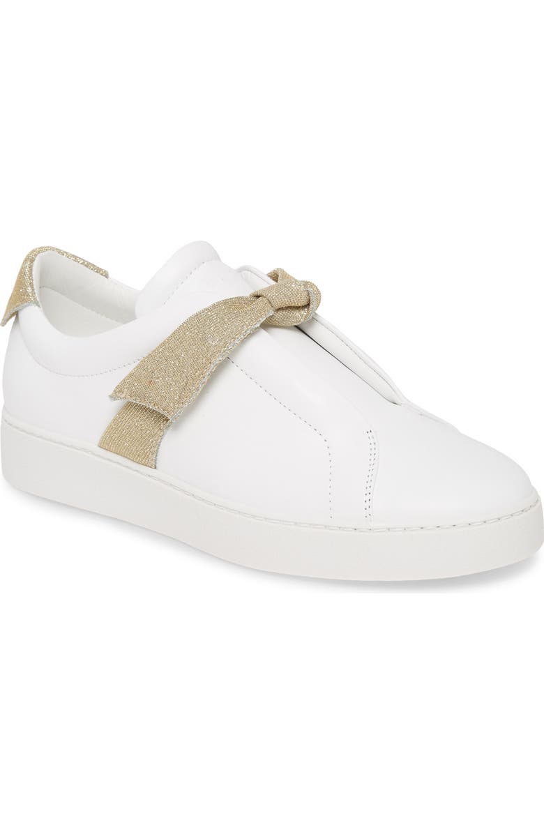 Alexandre Birman Clarita Glitter Bow Sneaker, Main, color,