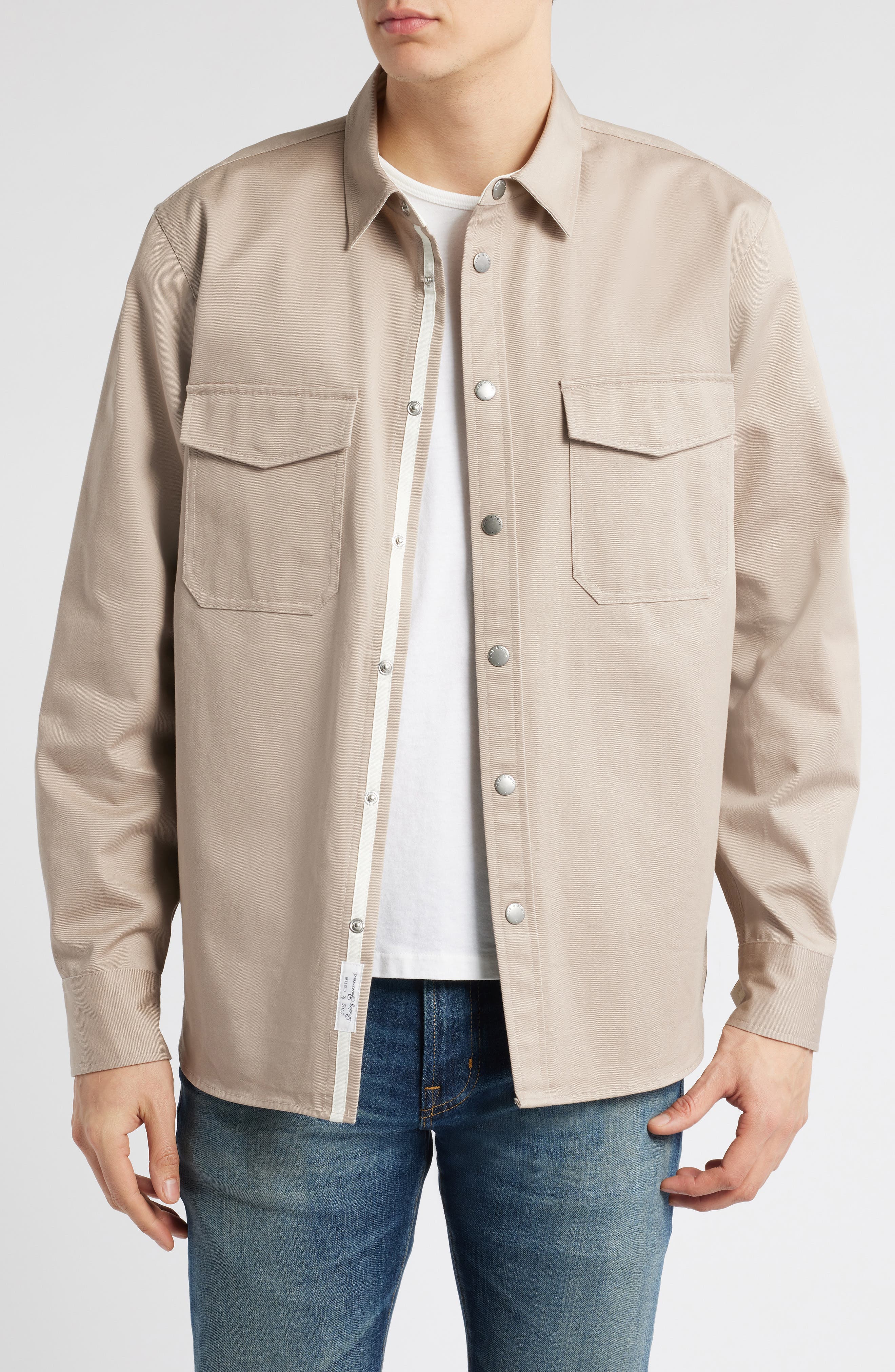 rag & bone CPO Cotton Shirt Jacket
