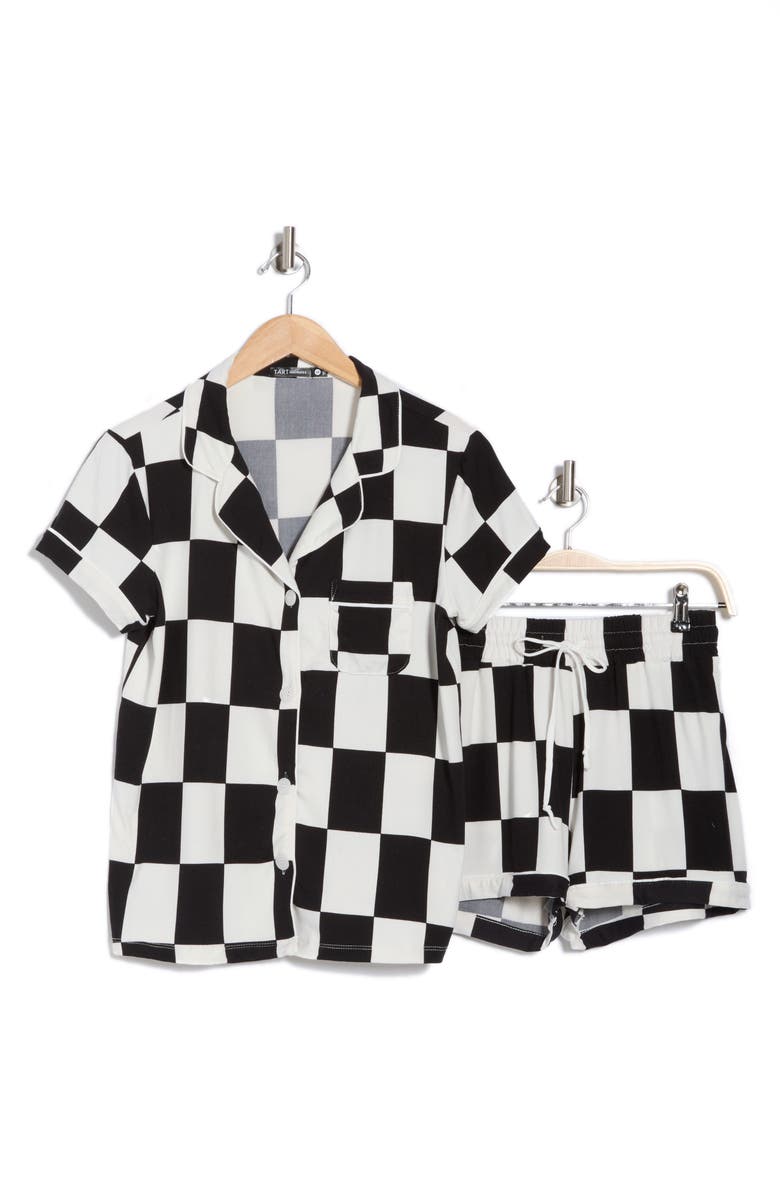 Tart Dixie Brushed Jersey Top & Shorts Pajamas, Alternate, color,