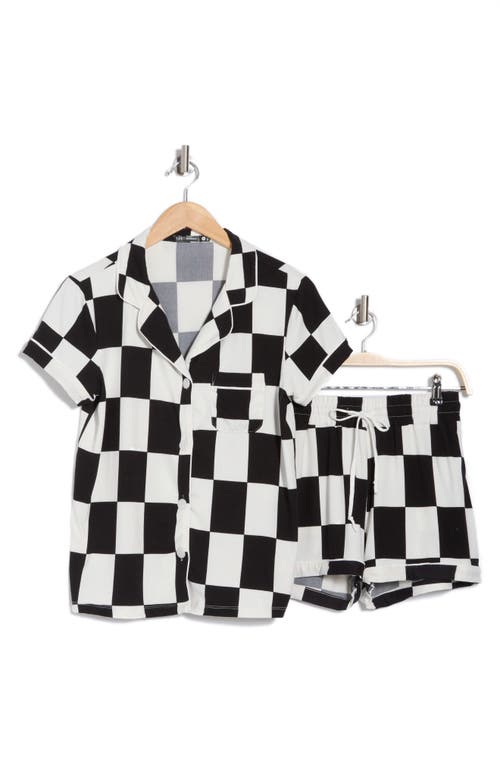 Tart Dixie Brushed Jersey Top & Shorts Pajamas In Multi