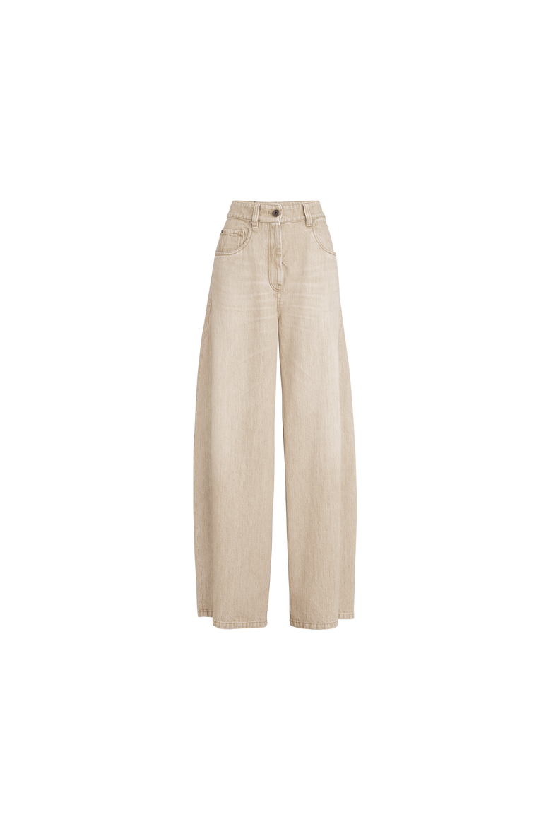 Authentic denim trousers, Alternate, color, Beige