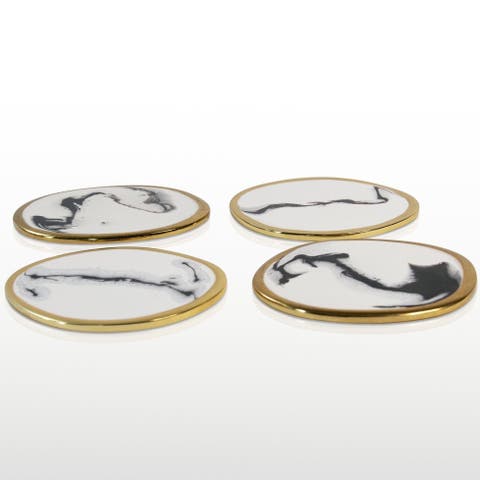 Bianco Nero Coaster - Set of 4