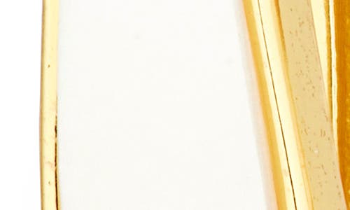 Argento Vivo Mother-of-pearl Huggie Hoop Earrings