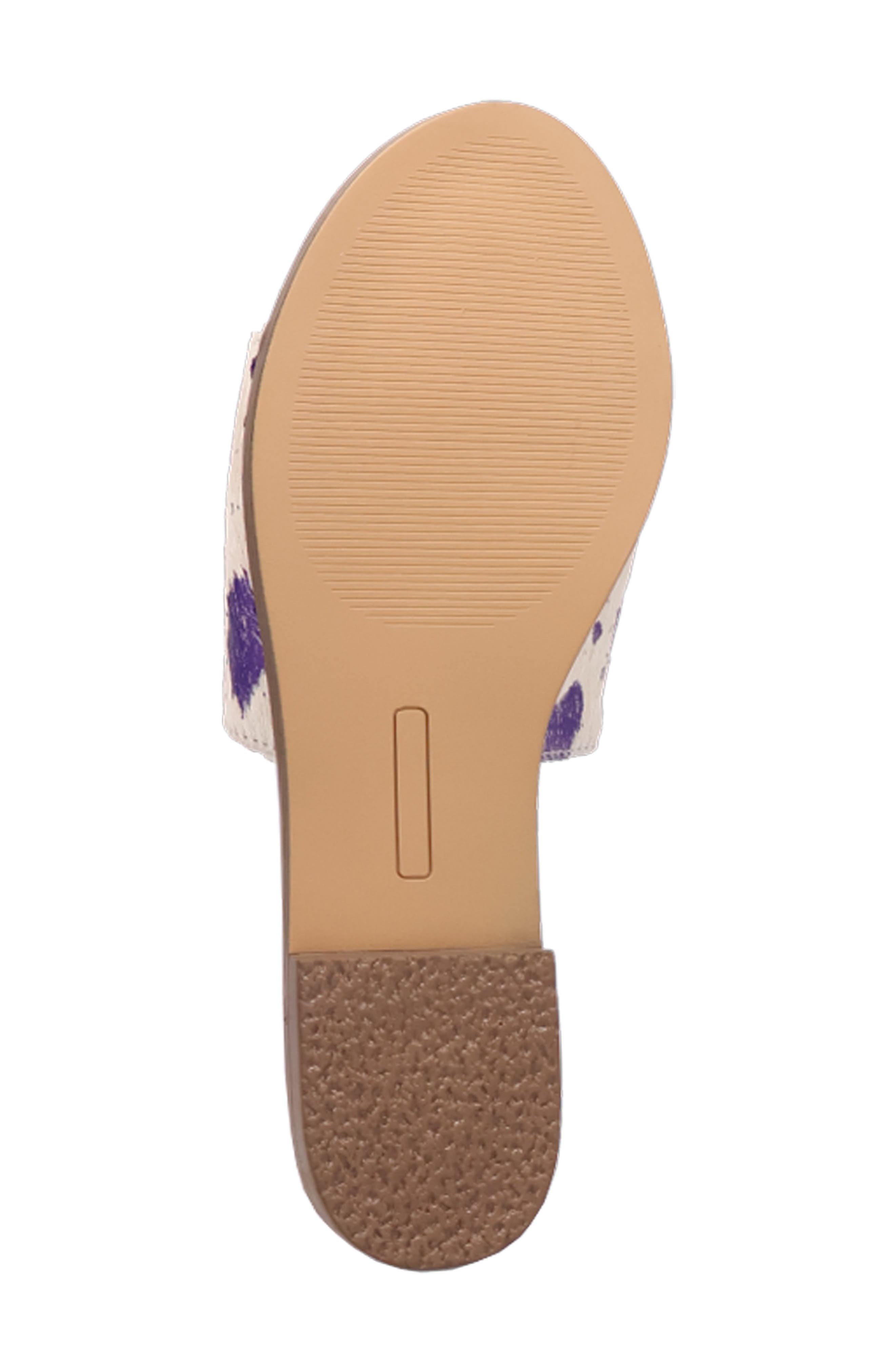 Moo Moo Genuine Calf Hair Slide Sandal, Alternate, color, FUCHSIA